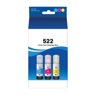 522 Color Bottle Pack (Cyan, Magenta, Yellow)